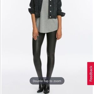 Faux leather spanx xs
